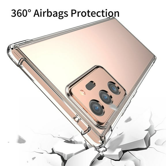 For Samsung Galaxy Note 20 Ultra 5G Case Clear Shockproof Flexible TPU Cover