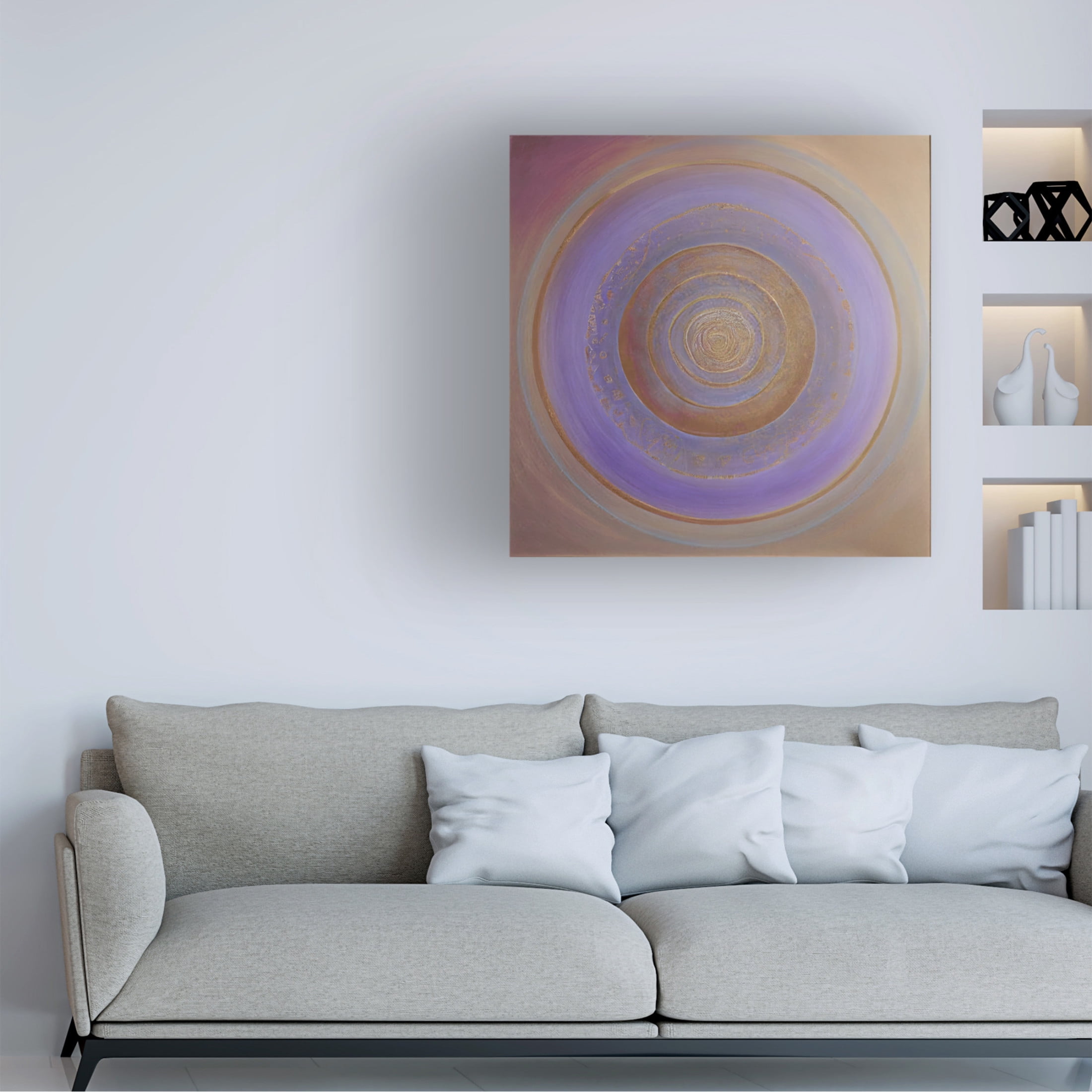 Canvas Wall Art - Sasha 'Anima Rising' Wall Art for Living Room, Bedroom, or Office Décor by Trademark Fine Art - 24 x 24 Inches
