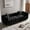 Black, variant on SZLIZCCC 87.4'' 3 Seater Velvet Sofa Loveseat ,Piano key sofa Modern Bubble Upholstered Couch with 2 Pillows and Metal Feet for Living Room Black