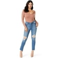 thumbnail image 6 of Sofia Jeans Women's Bagi Boyfriend Mid-Rise Distressed Jeans, 6 of 6