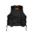thumbnail image 5 of Dream Apparel Kids Motorcycle Vest Youth Classic Biker Vest Denim children Coats with Multiple Pockets Black, 5 of 5