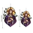 thumbnail image 4 of HAVELOR Acrylic Sun Catcher, 5.9 x 7.87 in, Reflects Brilliant Colorful Light, Perfect for Decorating Windows and Porches(White,20cm), 4 of 7