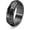 Black, variant on Stainless Steel Norse Viking Spinner Fidget Ring for Men & Women – Black/Gold/Retro Silver Viking Runes Amulet Signet Ring, Anxiety Relief Spinner Band, Biker Motorcycle Jewelry Gift