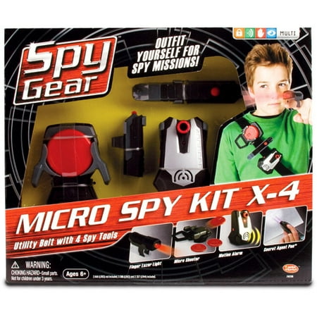 Spy Gear Micro Spy Kit X-4 - Walmart.com