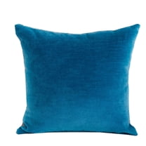 Plutus 26" x 26" Aqua Dulce Handmade Luxury Pillow in Teal