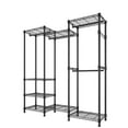 Ktaxon 6 Tiers Heavy Duty Clothes Rack Wire Garment Rack Metal Closet