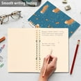 thumbnail image 4 of FORMRS 1-Subject Spiral Notebook 8" x 5" College Ruled 60 Refillable Sheet A5 Hard Cover, 2 Pack, Capybaras Swimming, 4 of 7