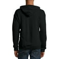 thumbnail image 2 of Hanes Men's and Big Men's Ecosmart Fleece Full Zip Hooded Jacket, up to Size 3XL, 2 of 6