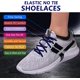 thumbnail image 3 of Cordones elásticos sin atar, con cierre de cordones para zapatos con tornillo de acero inoxidable - Talla única para todos los niños y adultos Sincero Zapatos, 3 of 4