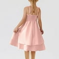thumbnail image 3 of TBWNWG Summer Dresses for Girls - Solid Color Sleeveless Dress with Bow Knot for Kids - Ideal for Parties and Casual Wear,Sizes 11 Years, 3 of 5