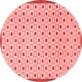 thumbnail image 1 of Ahgly Company Indoor Round Solid Red Modern Area Rugs, 5' Round, 1 of 4