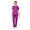 Violet, variant on Women's Designer Slim Fit Contrast Medical Scrubs - Style 804