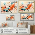 thumbnail image 4 of Designart "Colorful Mid Century modern Atomic I" Mid-century Floater Framed Canvas Art Print, 4 of 7