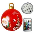 thumbnail image 1 of Balle de Noël Gonflable de 60 cm en PVC Lumineuse, Balle Gonflable de Noël (Style S), 1 of 8
