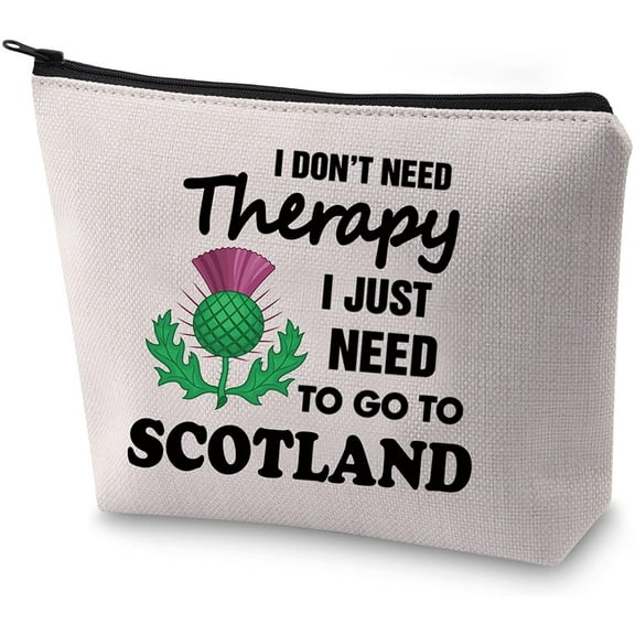 Zuo Bao Scottish Thistle Flower Makeup Bags I Dont Need Therapy Sasenach Gifts