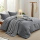 thumbnail image 2 of Juego completo de edredón Bedsure, 5 piezas, ropa de cama bohemio gris oscuro, 2 of 9