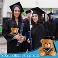 thumbnail image 6 of HaCpiu Mini Graduation Teddy Bear Plush Toy, 5.9" Blue Stuffed Animal with Graduation Cap, Graduation Gifts for 2026 Graduation Decorations, Backpack Charm & Party Decor, 6 of 6