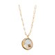 thumbnail image 1 of Sol y la Luna Collar de las mujeres de latón chapado en oro 14Kg Monte Clavícula Cadena, 1 of 6