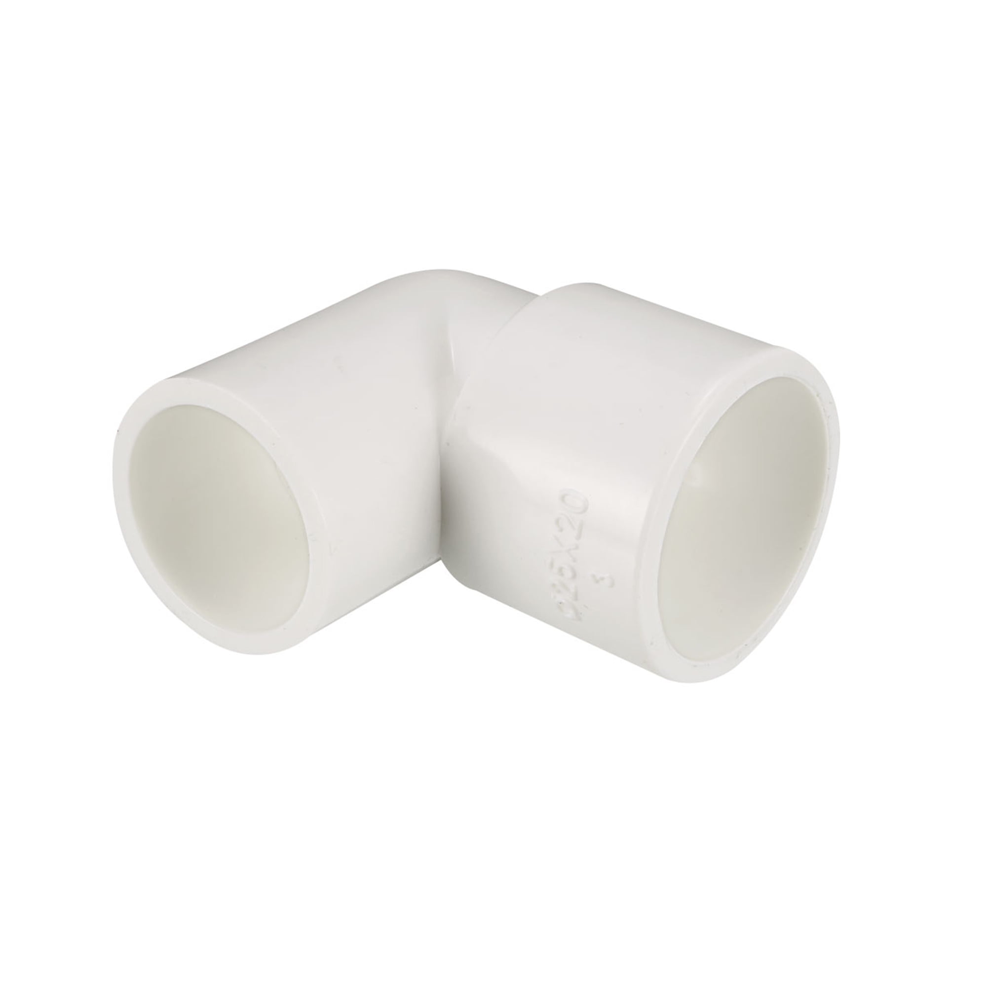 10x White PVC Pipe Reducer 25mm to 20mm Straight Coupler Conduit Connector 