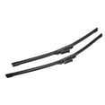 thumbnail image 1 of Unique Bargains 2pcs 24'+20' Silicone Front Windshield Wiper Blade for Audi Q5 A4 2008-present Top-Lock / Push Button, 1 of 7