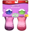 Playtex Baby Anytime Twist 'n Click 9 Ounce Spout Cup, (Colors May Vary) 4 Count
