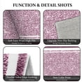 thumbnail image 5 of TECHVIDA Bathroom Rugs,Non-Slip Ultra Soft Bath Mat,Soft Absorbent Bathroom Rug,Machine Washable,(18"x26", Pink), 5 of 9