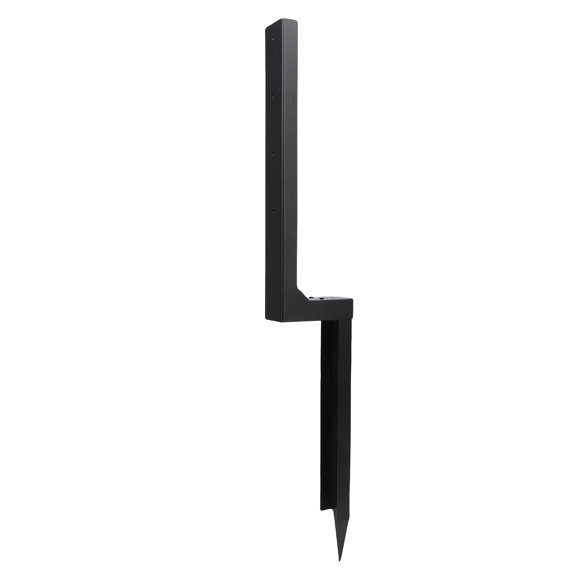 Fence Post Anchor Ground Stake, Heavy Duty Carbon Steel Efficient Easy Installation Fence Post Repair Kit for Fence Post