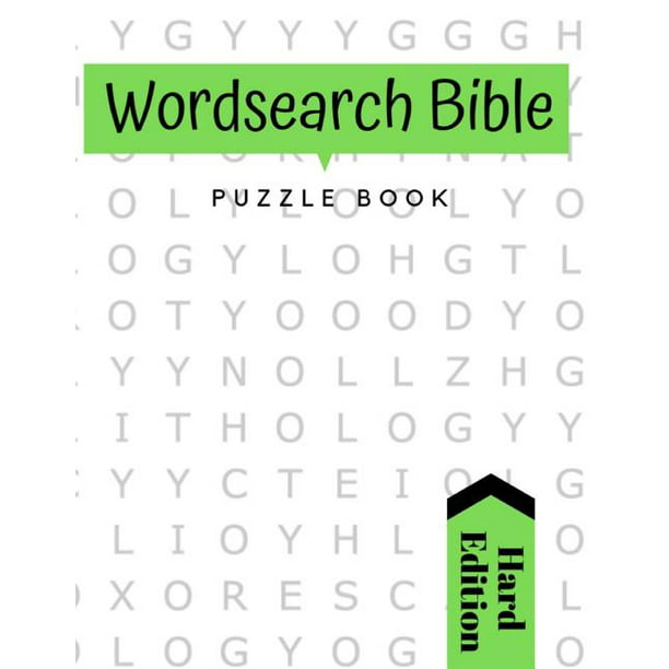 bible puzzle word search bible puzzle book large print featuring bible word find puzzles based on words fond in the bible series 1 paperback walmart com