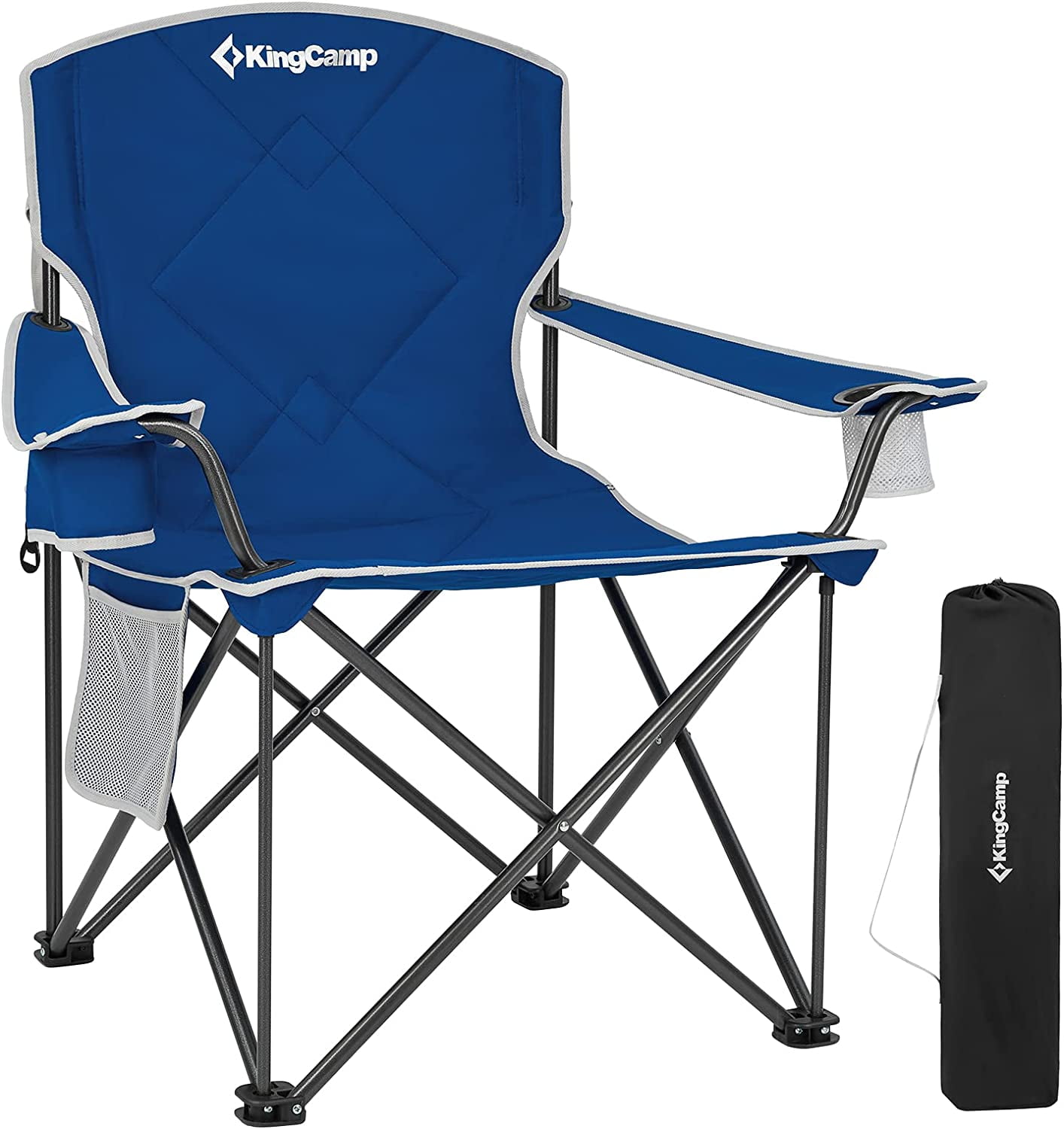 KingCamp Oversized Camping Chair Heavy Duty Folding Chair for Adults