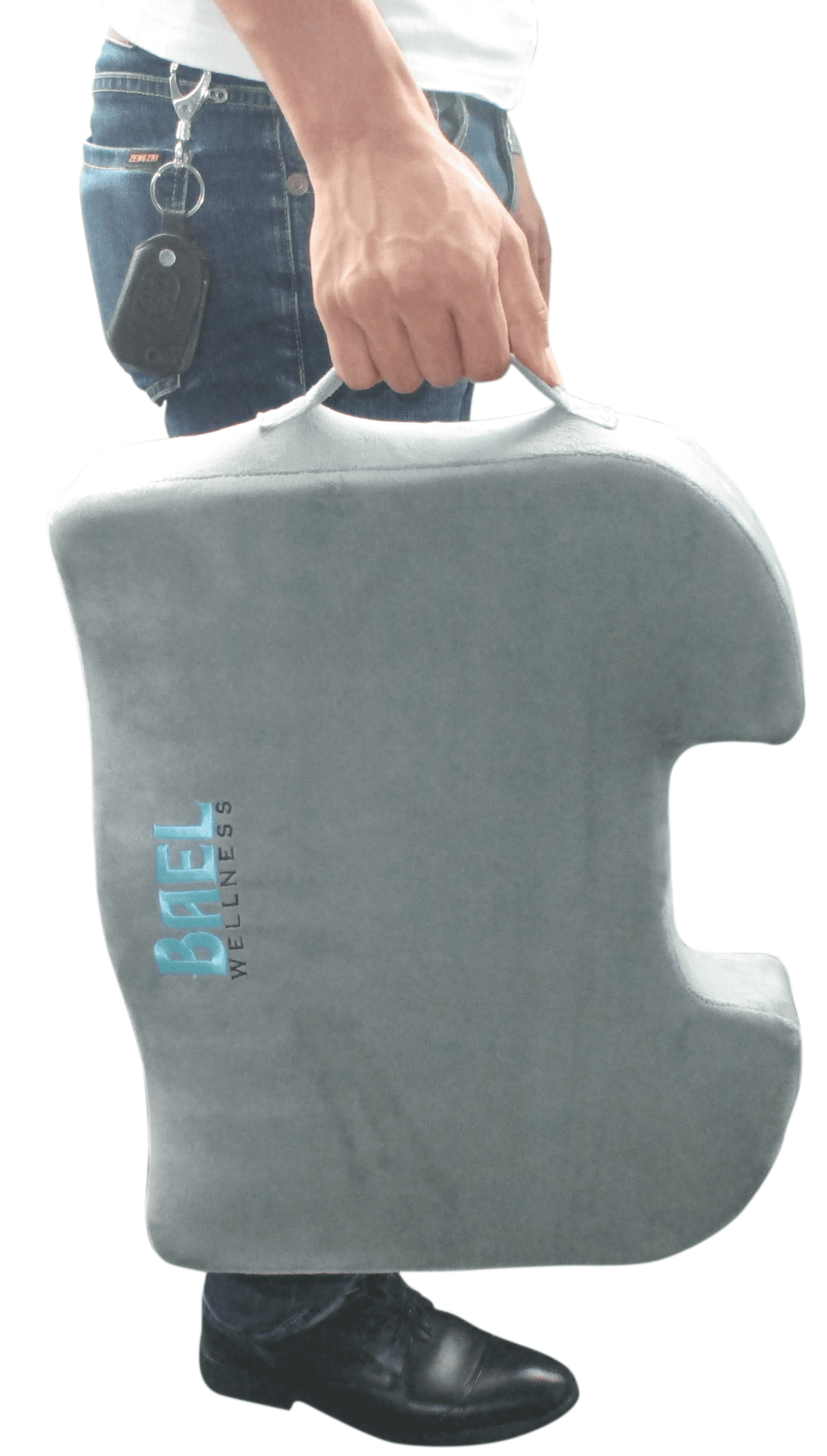BAEL WELLNESS Premium Orthopedic Seat Cushion for Back Pain and Sciatica  Relief (1)