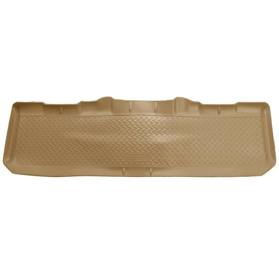 Husky Liners 63813 Classic Style Floor Liners Fit 1999-2007 Ford F250-F550 Crew Cab Second Row 1-Piece Tan
