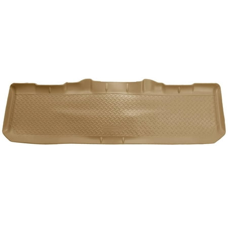 Husky Liners Classic Style Floor Mats | Fits 1999 - 2007 Ford F-250/F-350 Super Duty, Crew Cab | 2nd Row, 1-pc Tan - 63813