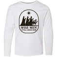 thumbnail image 3 of Inktastic Wise Men Still Seek Him Religious Nativity Long Sleeve Youth T-Shirt, 3 of 5