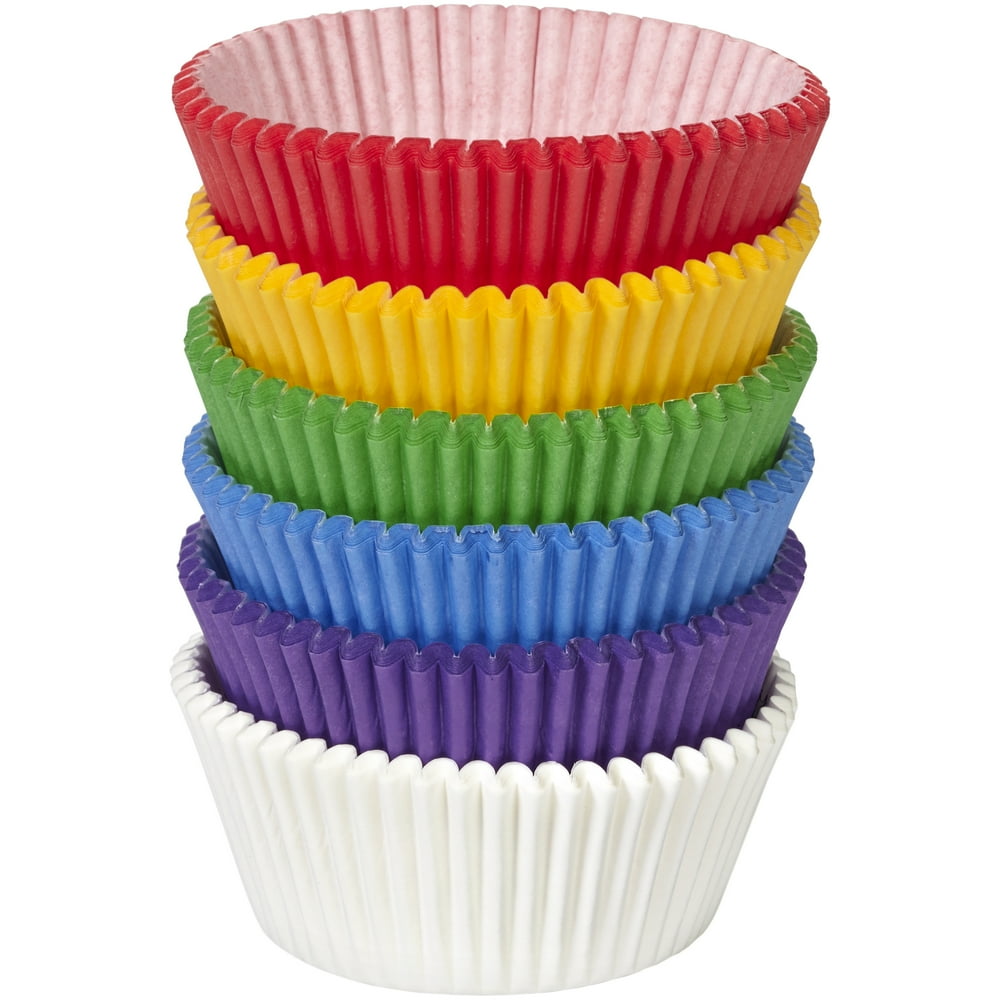 Wilton Rainbow Cupcake Liners, 150Count