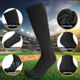thumbnail image 5 of WHIPPY Baseball Socks for Youth Kids Boys Girls Knee High Tube Socks for Softball Football Soccer 3 Pairs, 5 of 6