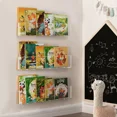 thumbnail image 2 of Acrylic Rack Wall Mounted Display Stand Book Holder Bookshelf for Magazine Storage, 2 of 7