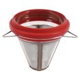 thumbnail image 1 of Gotero de café de acero inoxidable Zhivalor de doble capa para verter sobre taza de filtro de té rojo, 1 of 7