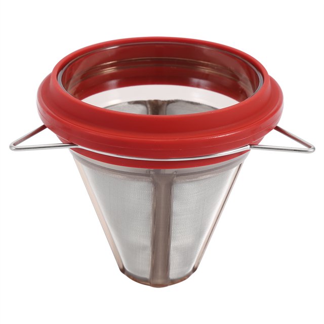 Gotero de café de acero inoxidable Zhivalor de doble capa para verter sobre taza de filtro de té rojo