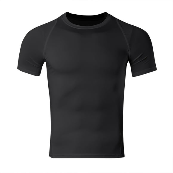 TIEVOSA Male Sports Quick Drying Tshirt High Stretch Fitness Sportswear