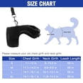 thumbnail image 3 of PUPTECK Adjustable Cat Harness with Leash, Checkered Frills Soft Mesh cat Vest Harness Puppy Padded Pet Harnesses for Small Medium Large Cats, 3 of 7