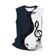 thumbnail image 4 of Yellow Women's Tanks, Women'S Fashion Comfortable Casual Printing Round Neck Top Vest,Women's Tanks & Camis S, 4 of 4