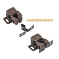 thumbnail image 4 of Uxcell 24 Set Double Roller Catch Cabinet Latch for Cupboard Closet Door, Retro Copper, 4 of 6