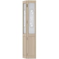 thumbnail image 2 of American Wood Elizabethian Glass Bifold Door, 24-in. x 80-in., Unfinished Pine, 2 of 7