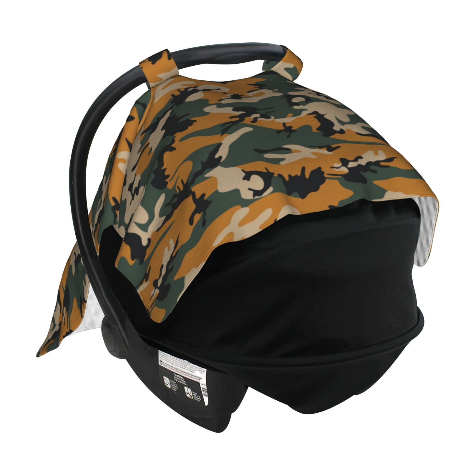 Car Seat Cover Baby - Dinosaur camouflage print Breathable Infant Car Seat Cover for Baby Carseat, Lightweight Comfort Baby Essentials Must Haves Newborn Stuff for Girl Boy