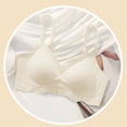 thumbnail image 6 of Iugvhana Wireless Bras for Women Breathable Seamless Bra Adjustable Straps No Underwire Bra Comfortable Everyday Full Coverage Bra Beige M, 6 of 6
