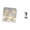 thumbnail image 1 of Caja cuadrada de acrílico transparente, vitrina para figura de caballero de escritorio, escultura de resina, adorno de bola de acrílico, material resi, 1 of 8