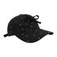 thumbnail image 1 of Round Dot Pattern Baseball Caps with Cute Bowknot Adjustable Cotton Hat Fashion Accessory Present for Women and Girls White, 1 of 4