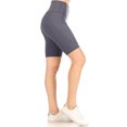thumbnail image 2 of MOA Collection Women's Stretch Side Pockets Soft Active Running Biker Shorts, 2 of 4