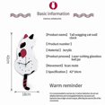 thumbnail image 4 of Whimsical Cat Pendulum Wall Clock with Moving Tail and Swinging Motion for Home Decor, 4 of 5