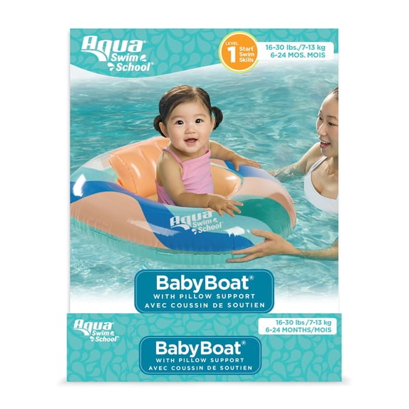 Aqua Leisure Swim School Bateau gonflable pour bébé pour piscine